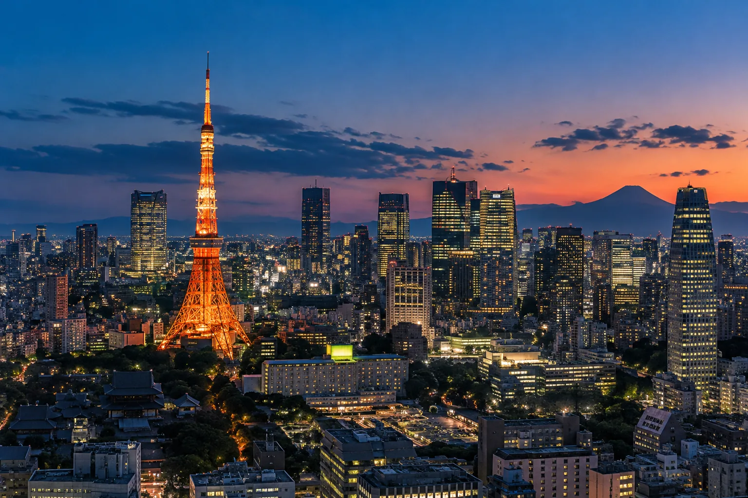 東京都の街並み