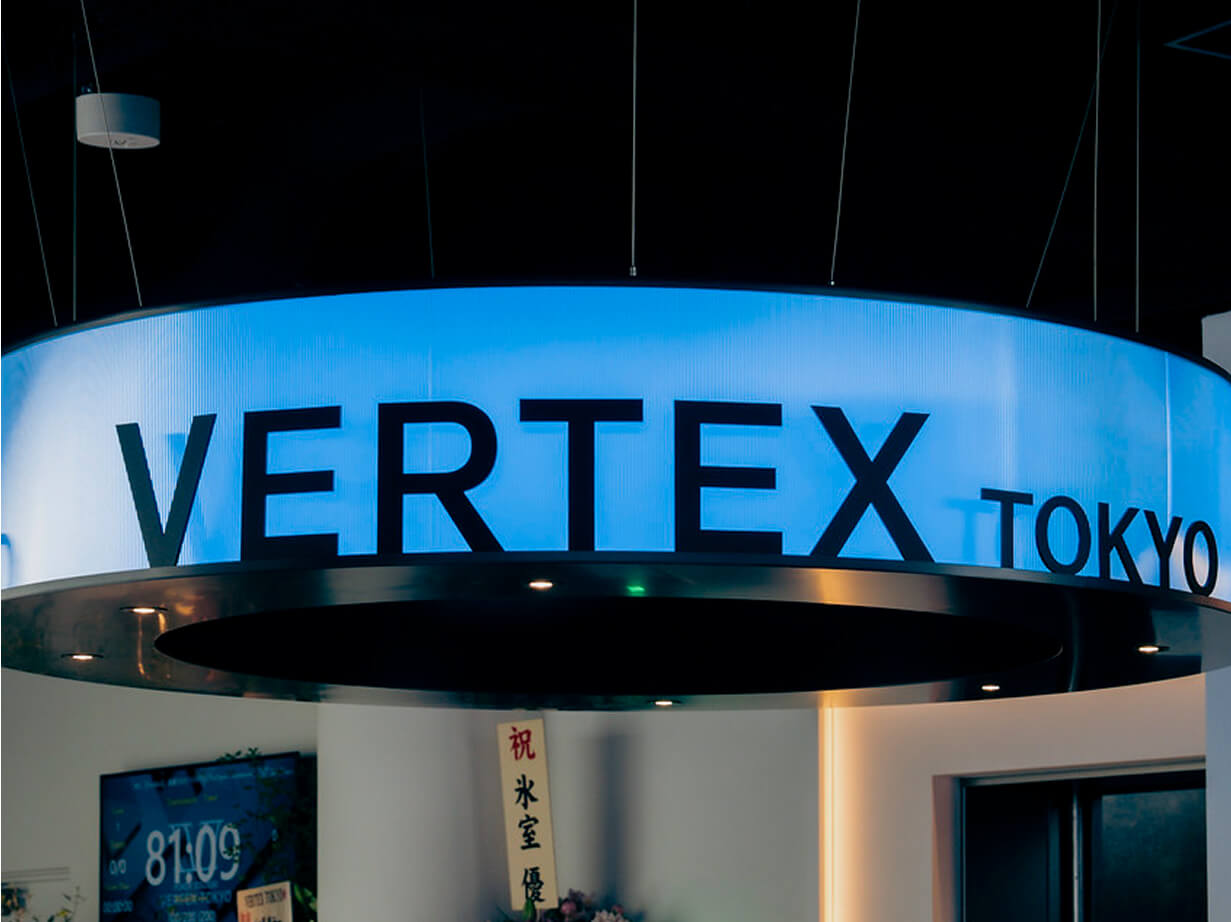 VERTEX TOKYOの公式HP掲載写真