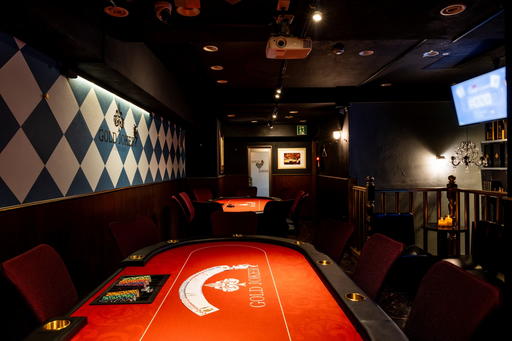 横浜ポーカーBar GOLD JOKER 関内店の公式HP掲載写真