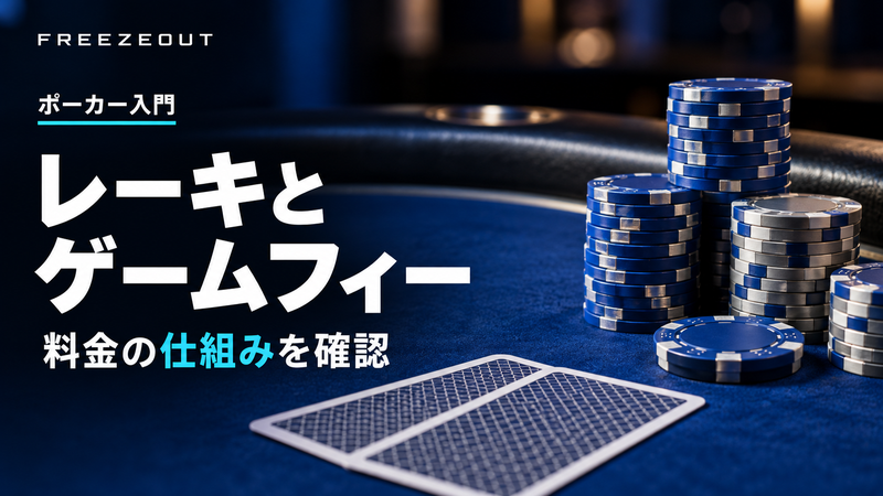 レーキと ゲームフィー。料金の仕組みを確認。FREEZEOUTの紺色・青銀チップのサムネイル。