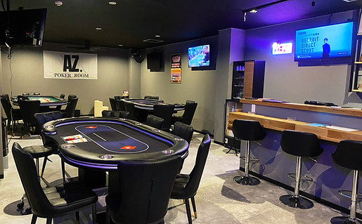 AZ POKER ROOM YOKOHAMAの公式HP掲載写真