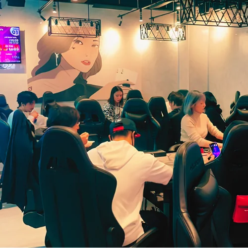 船橋店の店内とプレイ風景
